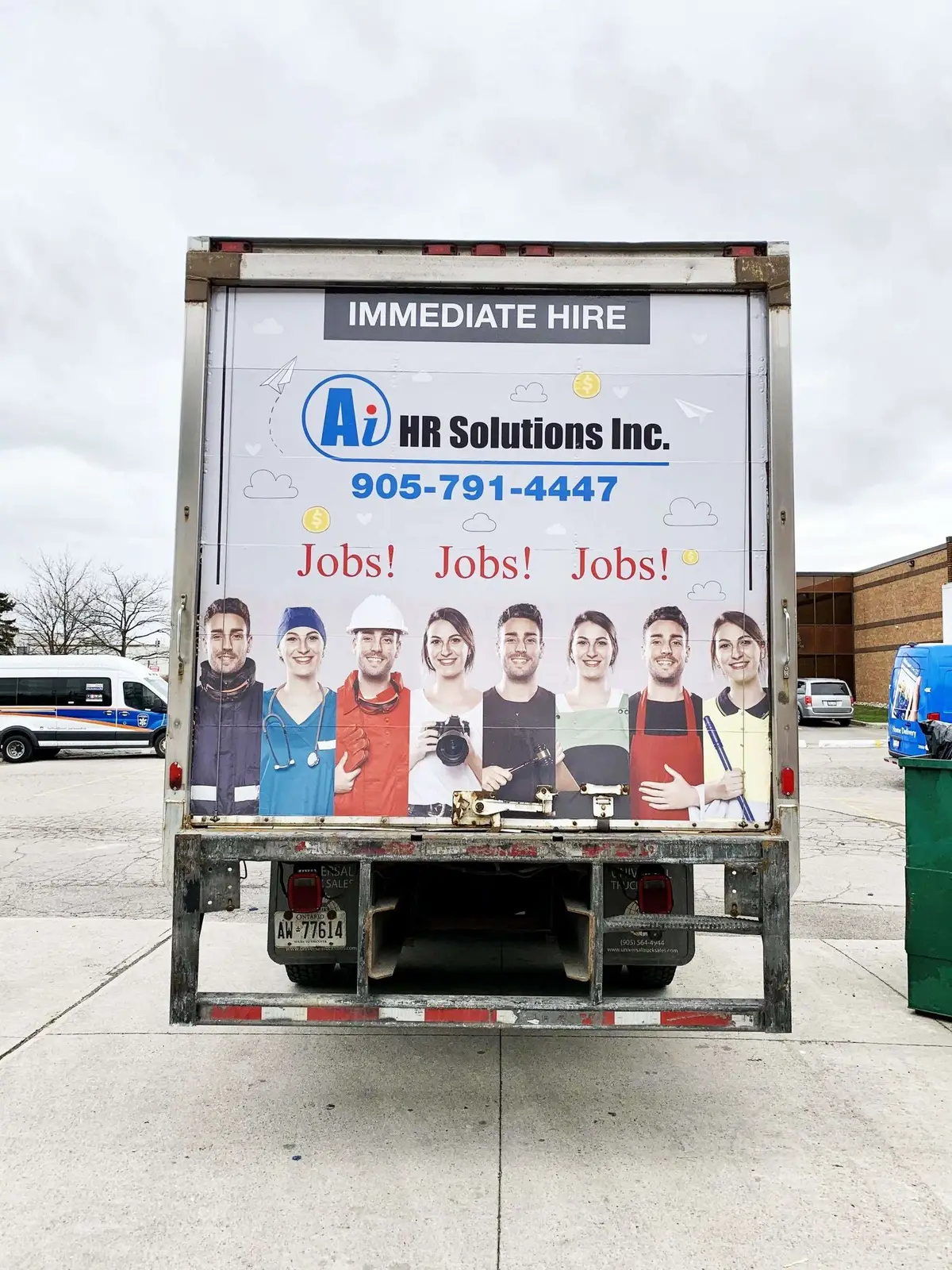 Ai HR Solutions Inc vehicle wrap, photo 2
