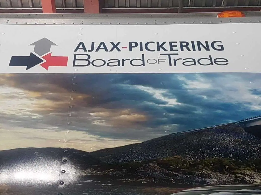 Ajax Pickering Board of Trade vehicle wrap, photo 2
