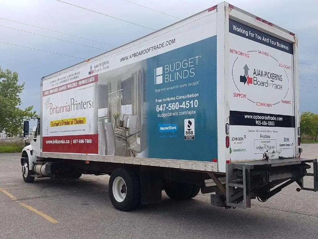 Ajax Pickering Board of Trade vehicle wrap, photo 3