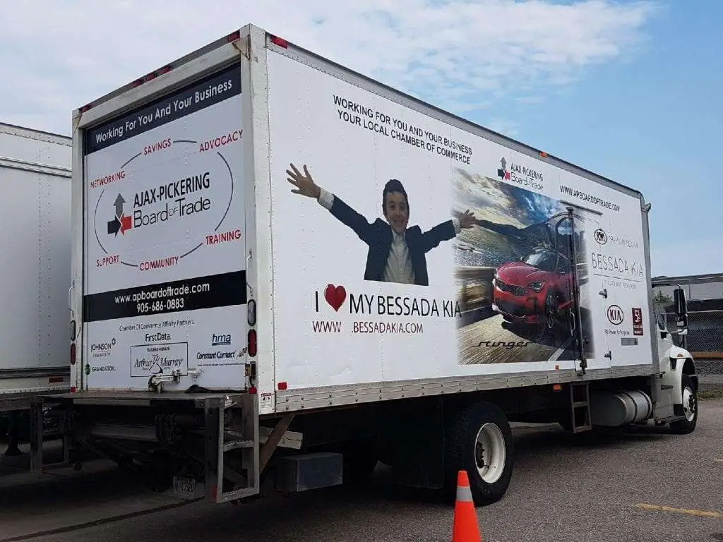 Ajax Pickering Board of Trade vehicle wrap, photo 5