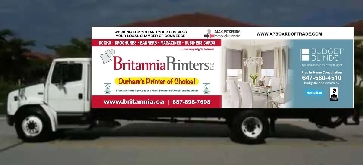 Ajax Pickering Board of Trade vehicle wrap, photo 7