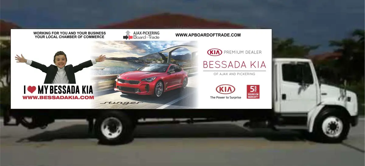 Ajax Pickering Board of Trade vehicle wrap, photo 8