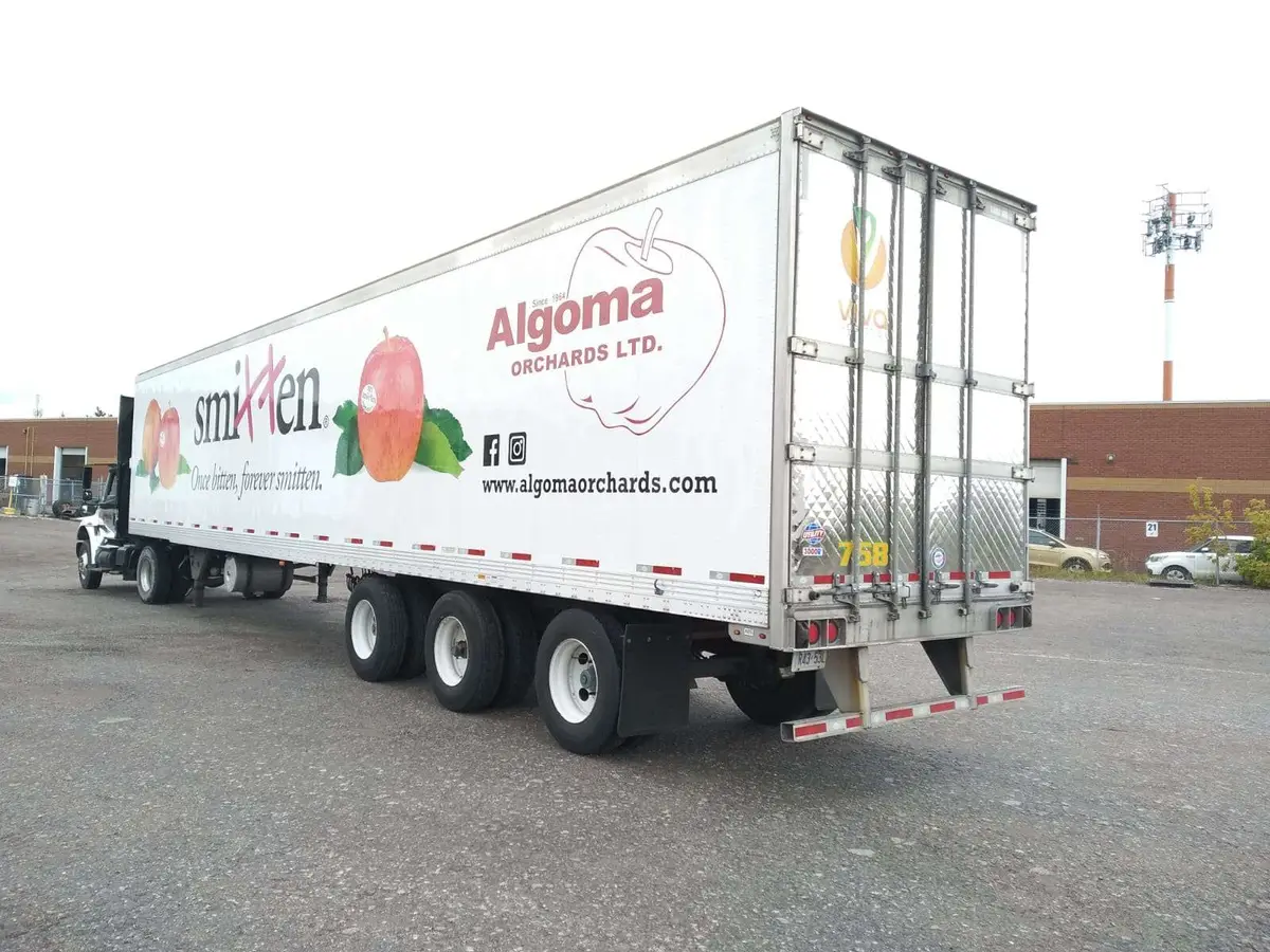 Algoma Orchards vehicle wrap, photo 6