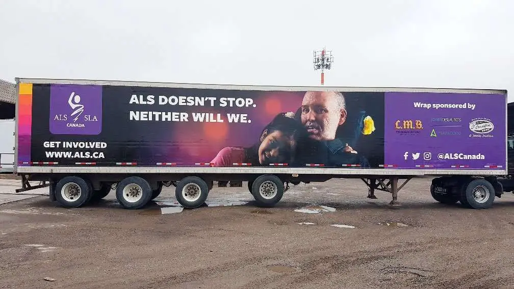 ALS Society of Canada vehicle wrap, photo 1