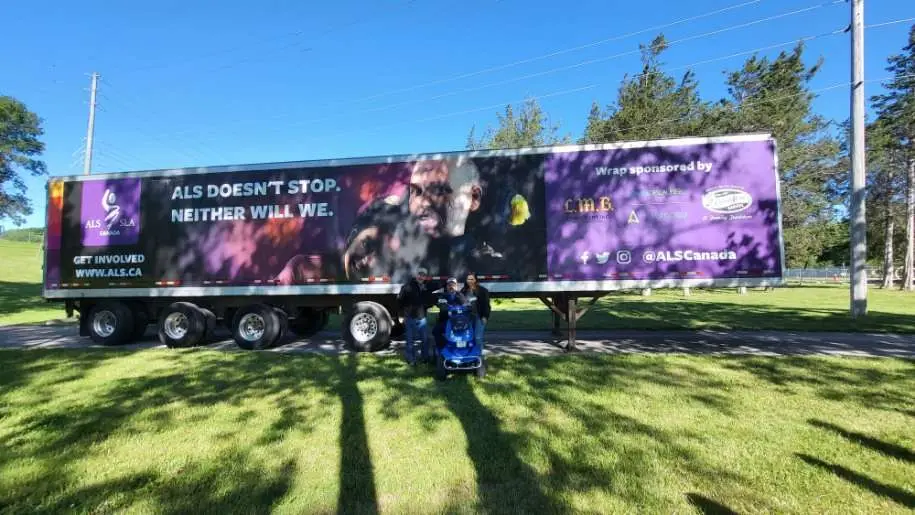 ALS Society of Canada vehicle wrap, photo 2