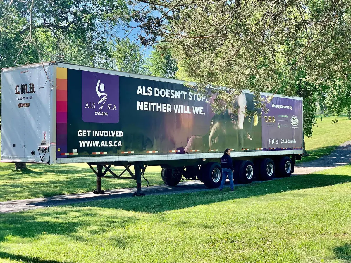 ALS Society of Canada vehicle wrap, photo 3