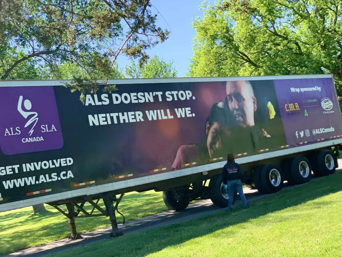 ALS Society of Canada vehicle wrap, photo 4