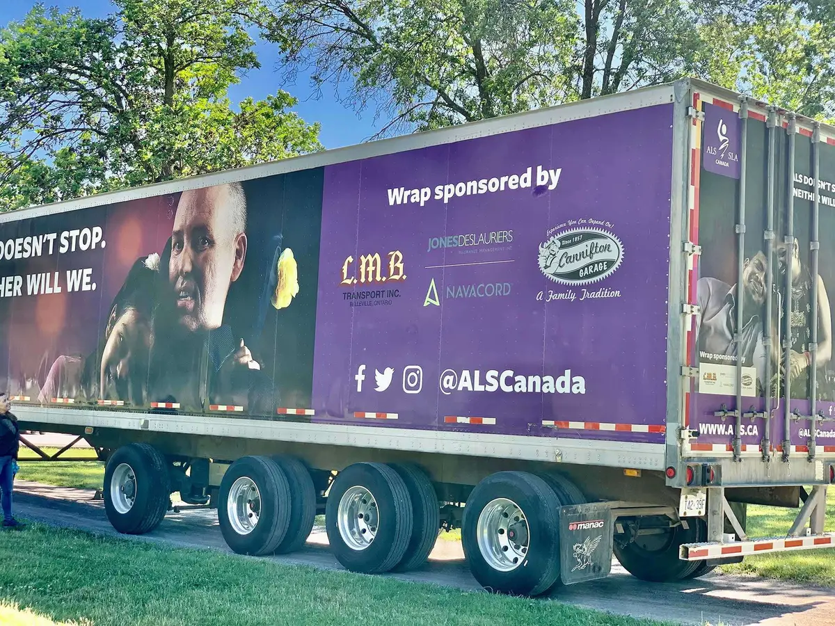 ALS Society of Canada vehicle wrap, photo 5