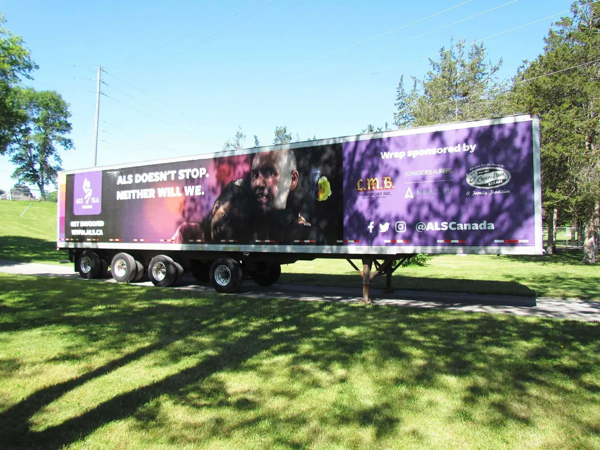 ALS Society of Canada vehicle wrap, photo 6