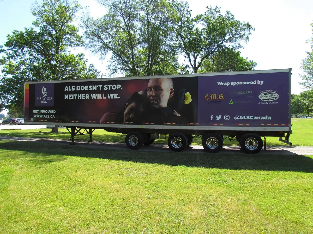 ALS Society of Canada vehicle wrap, photo 7