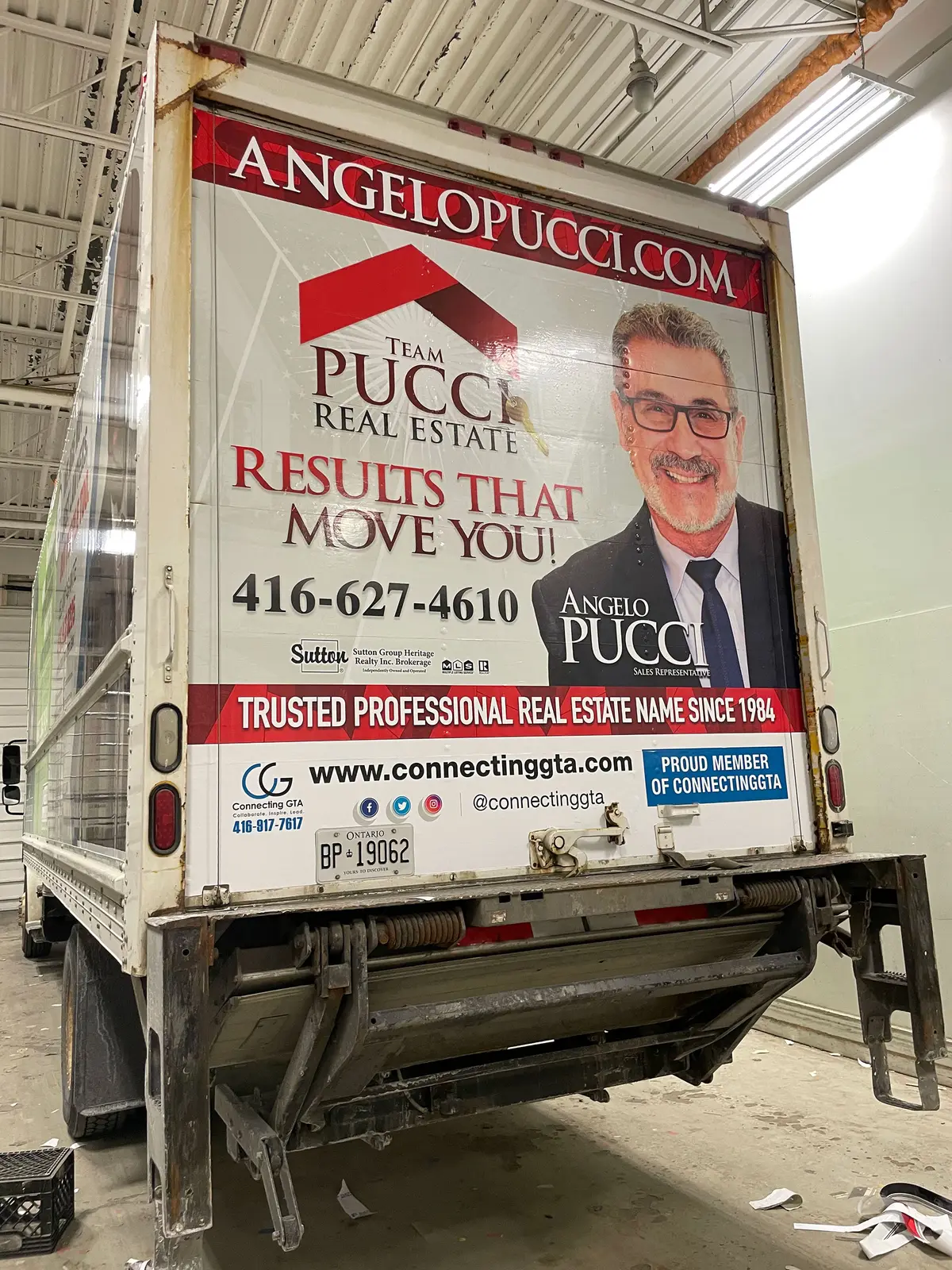 Angelo Pucci Sutton Group Realty vehicle wrap, photo 2