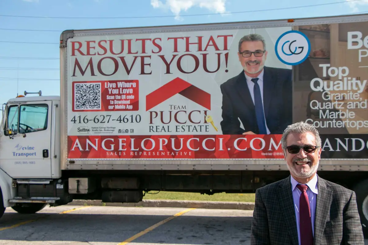 Angelo Pucci Sutton Group Realty vehicle wrap, photo 3