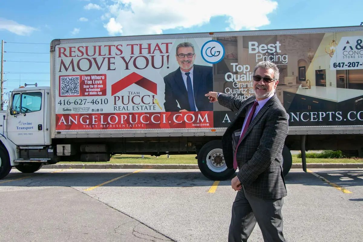 Angelo Pucci Sutton Group Realty vehicle wrap, photo 4