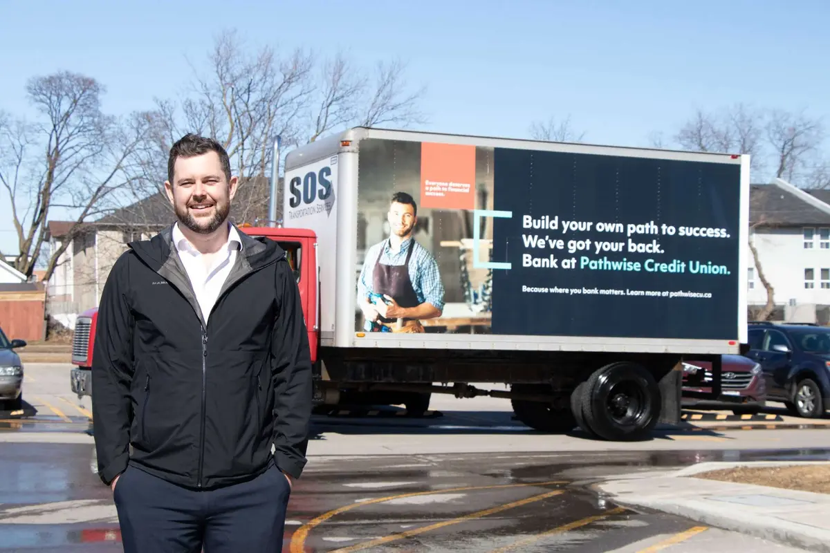 AWCCU (PATHWISE) CREDIT UNION vehicle wrap, photo 2