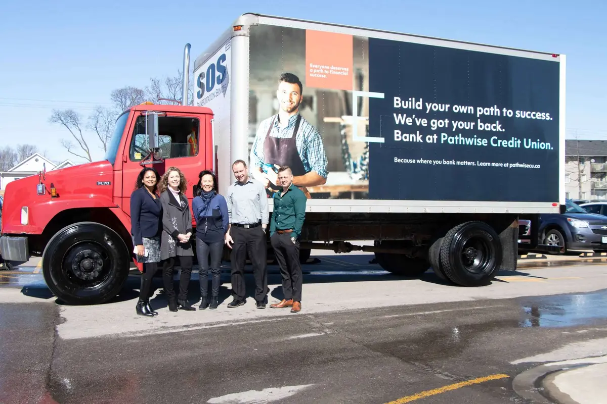 AWCCU (PATHWISE) CREDIT UNION vehicle wrap, photo 3