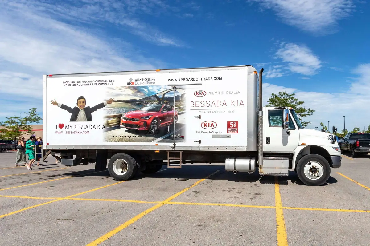 Bessada Kia vehicle wrap, photo 1