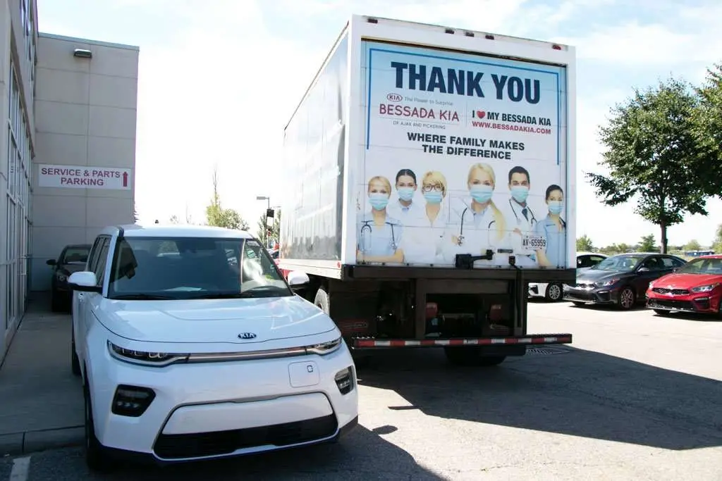 Bessada Kia vehicle wrap, photo 2