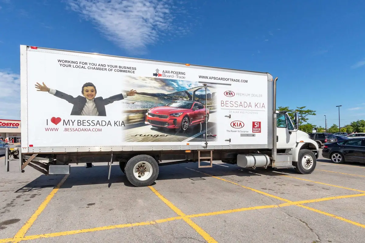 Bessada Kia vehicle wrap, photo 3