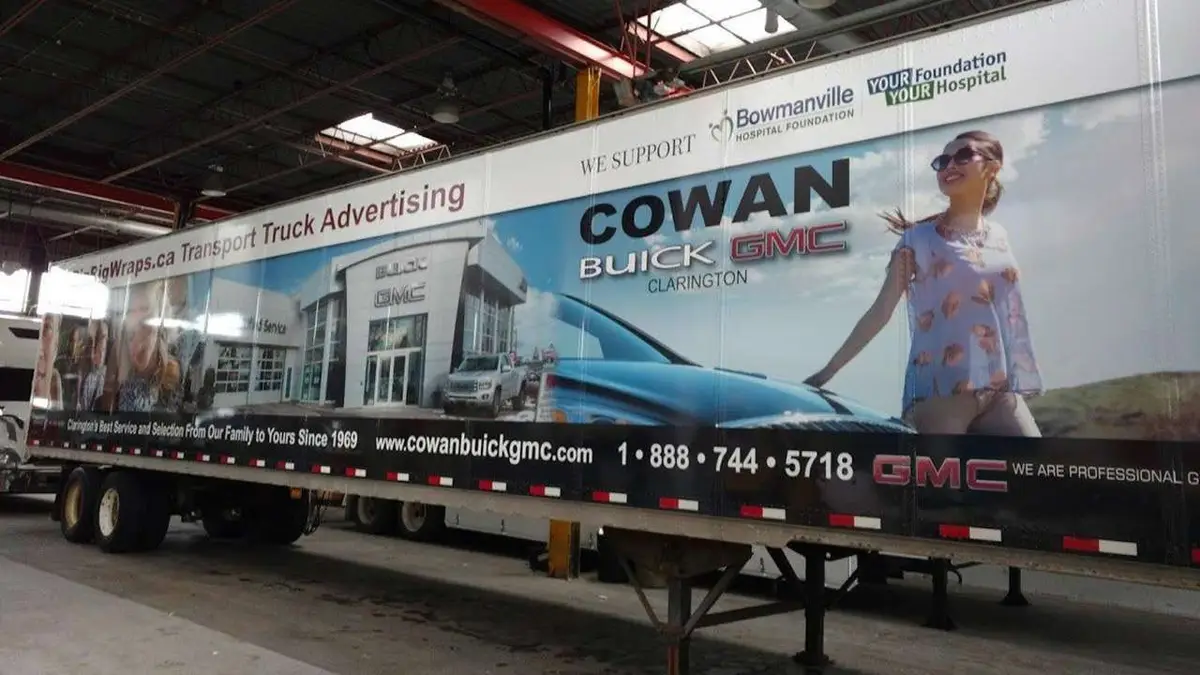 Bowmanville Hospital Foundation vehicle wrap, photo 5