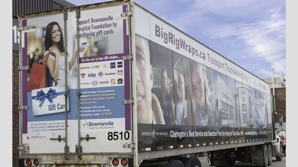 Bowmanville Hospital Foundation vehicle wrap, photo 8