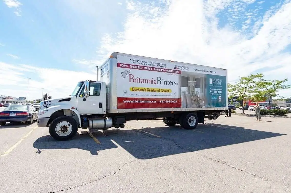 Britannia Printers vehicle wrap, photo 2