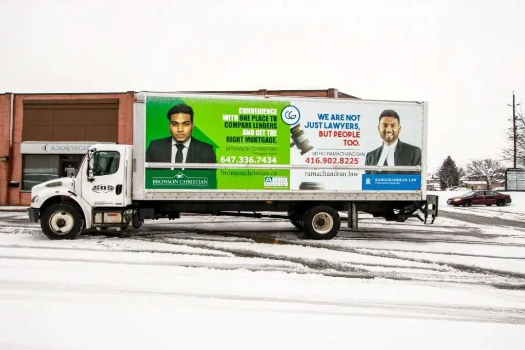 Bronson Christian Mortgage Broker vehicle wrap, photo 5