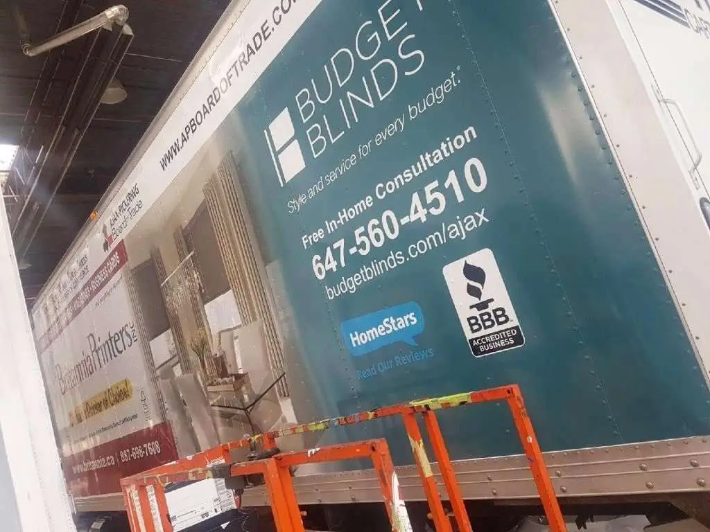 Budget Blinds vehicle wrap, photo 6
