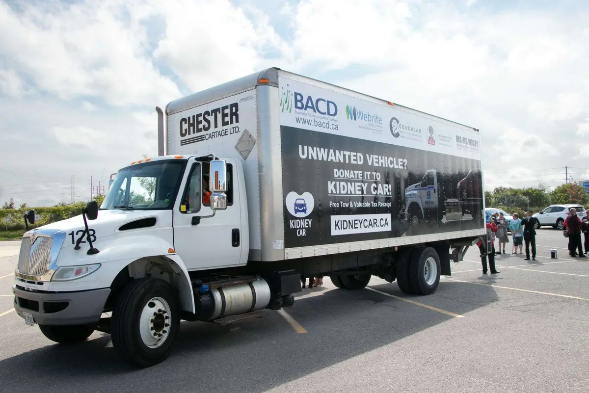 Business Advisory Centre Durham vehicle wrap, photo 1