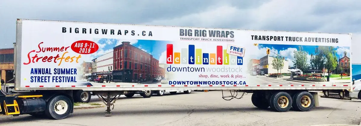 City of Woodstock vehicle wrap, photo 1