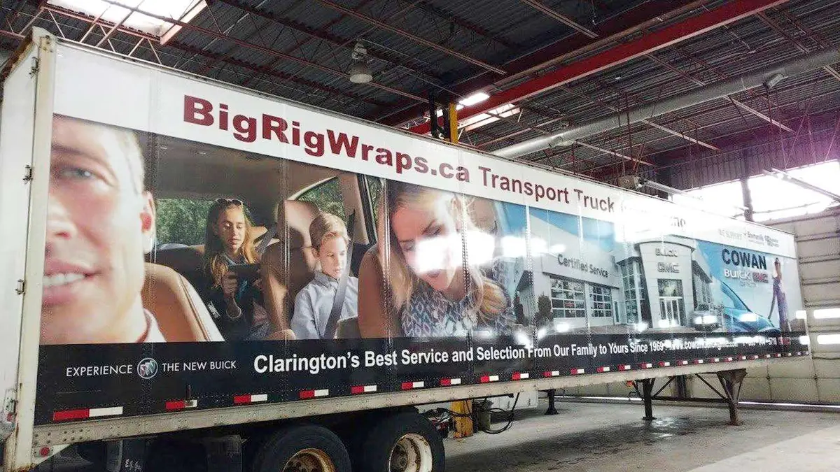 Cowan Buick GMC vehicle wrap, photo 3