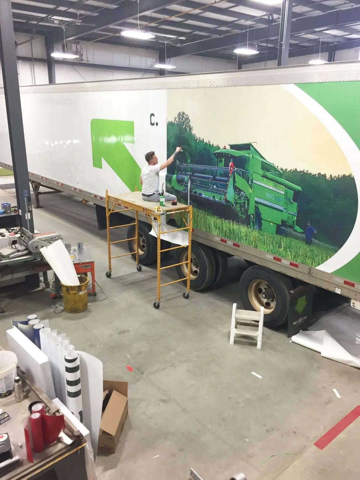 Custom Agricultural Intelligence vehicle wrap, photo 2
