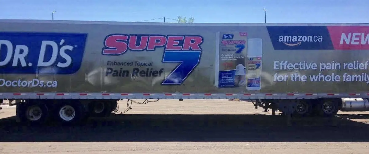 Dr D’s Super 7 Pain Relief vehicle wrap, photo 4