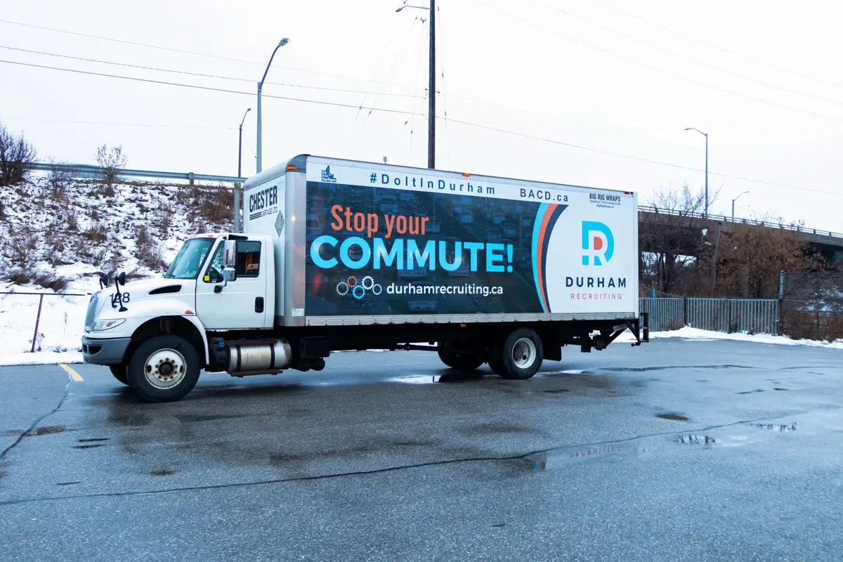 Durham Recruiting vehicle wrap, photo 1