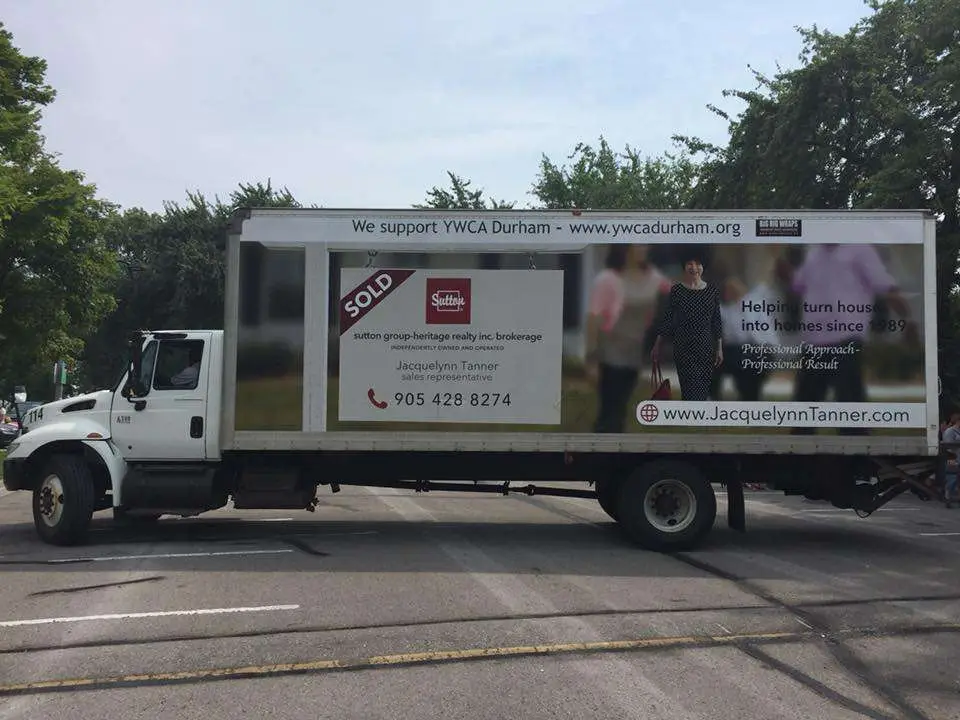 Durham YWCA vehicle wrap, photo 1