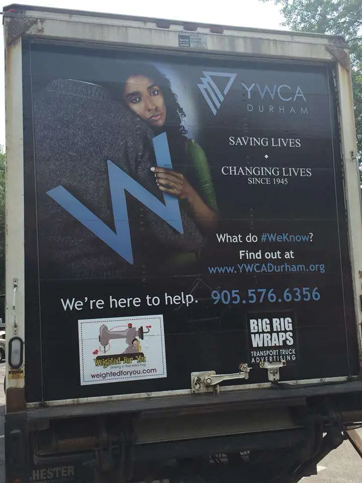 Durham YWCA vehicle wrap, photo 3
