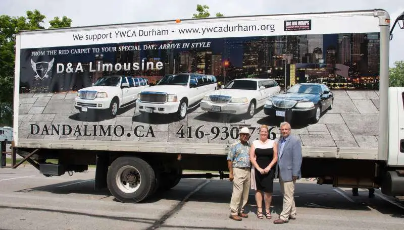 Durham YWCA vehicle wrap, photo 6