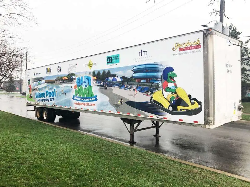 East Park Waterpark vehicle wrap, photo 1