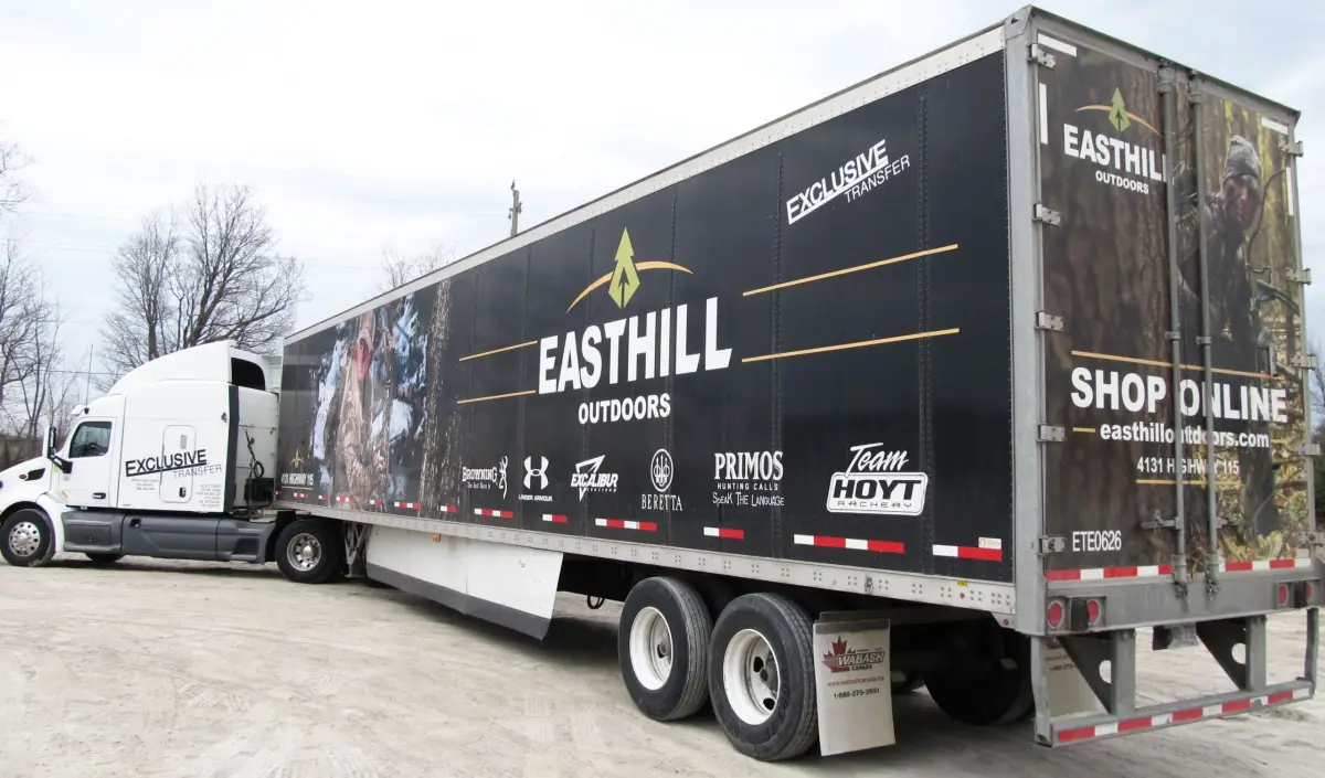 Easthill Outdoors vehicle wrap, photo 1