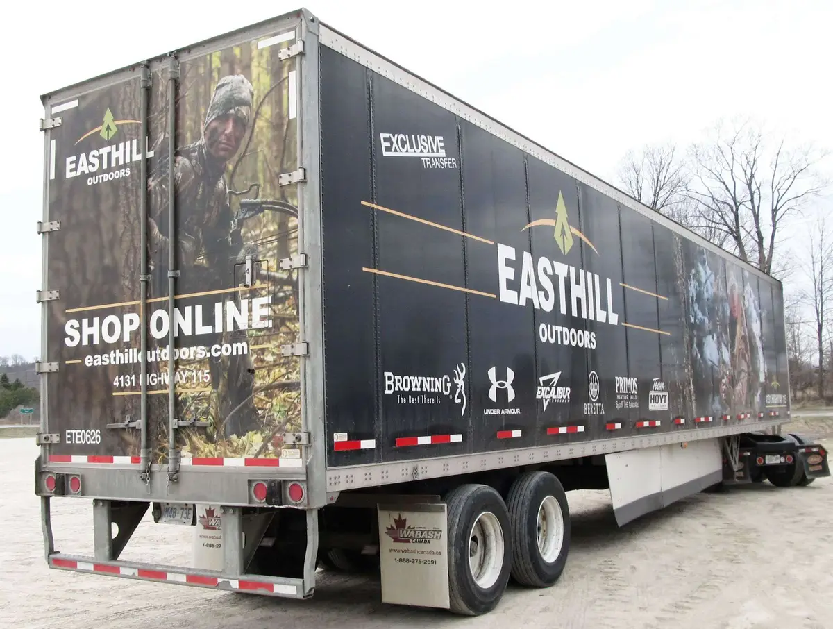 Easthill Outdoors vehicle wrap, photo 2