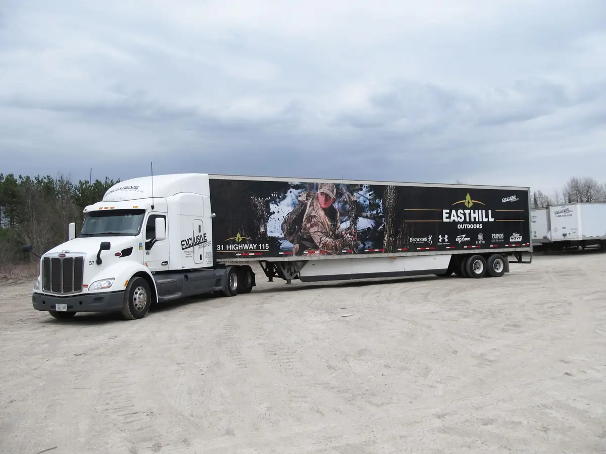 Easthill Outdoors vehicle wrap, photo 3