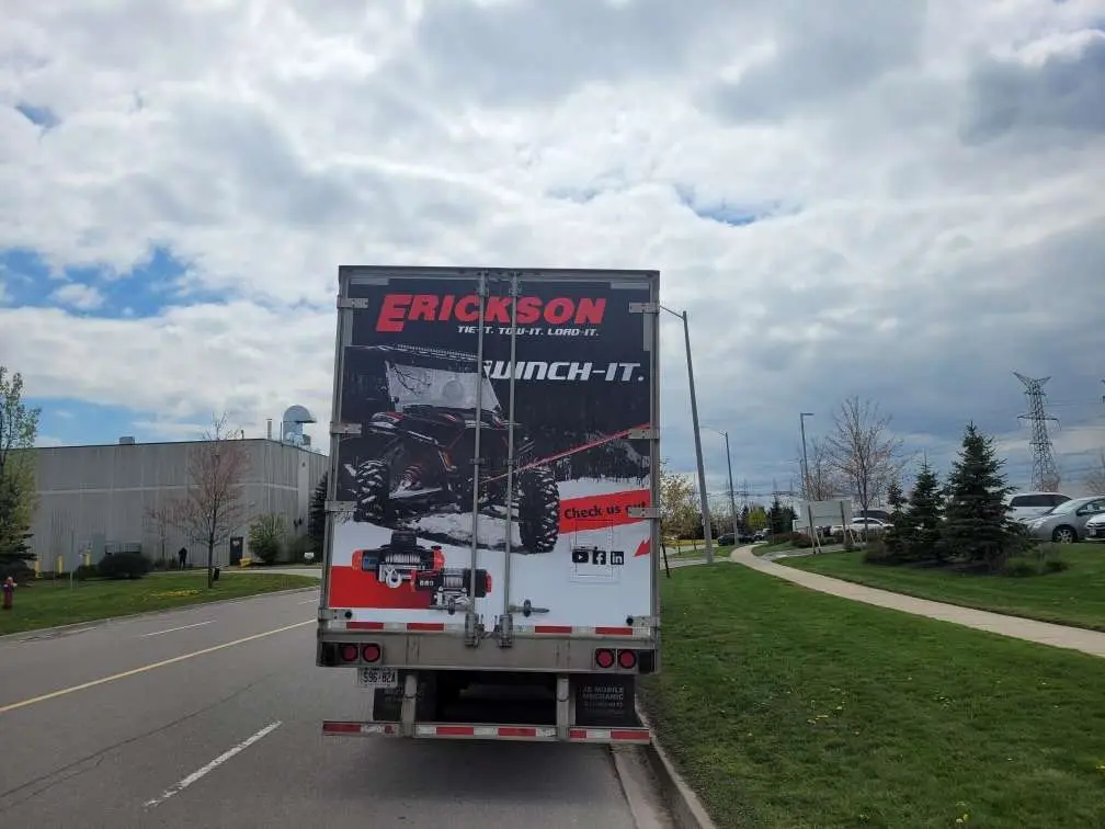 Erickson Manufacturing vehicle wrap, photo 1