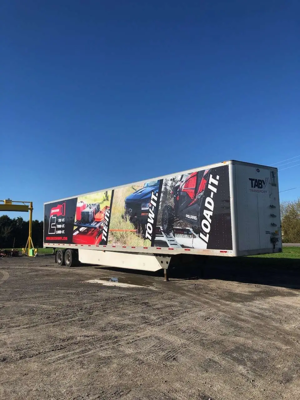 Erickson Manufacturing vehicle wrap, photo 2