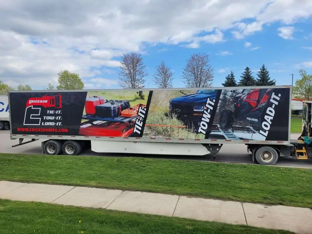 Erickson Manufacturing vehicle wrap, photo 3