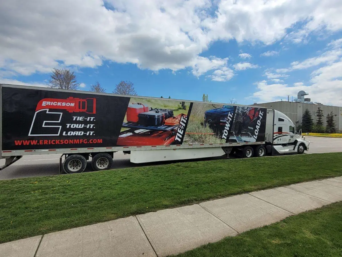 Erickson Manufacturing vehicle wrap, photo 4