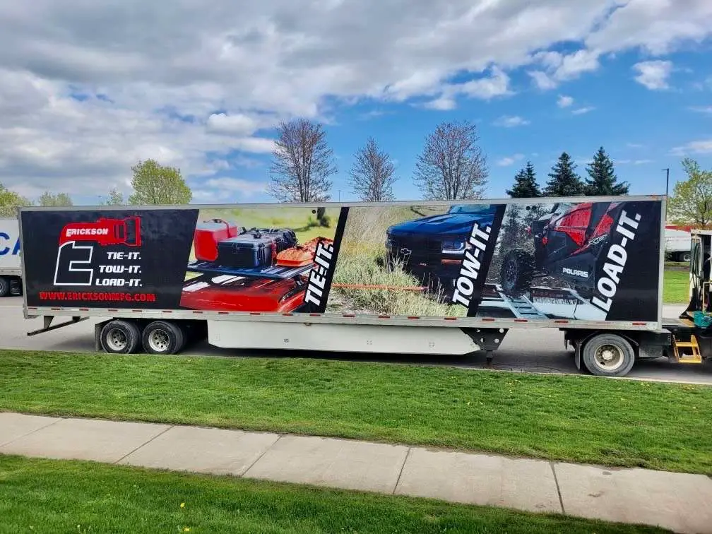 Erickson Manufacturing vehicle wrap, photo 6