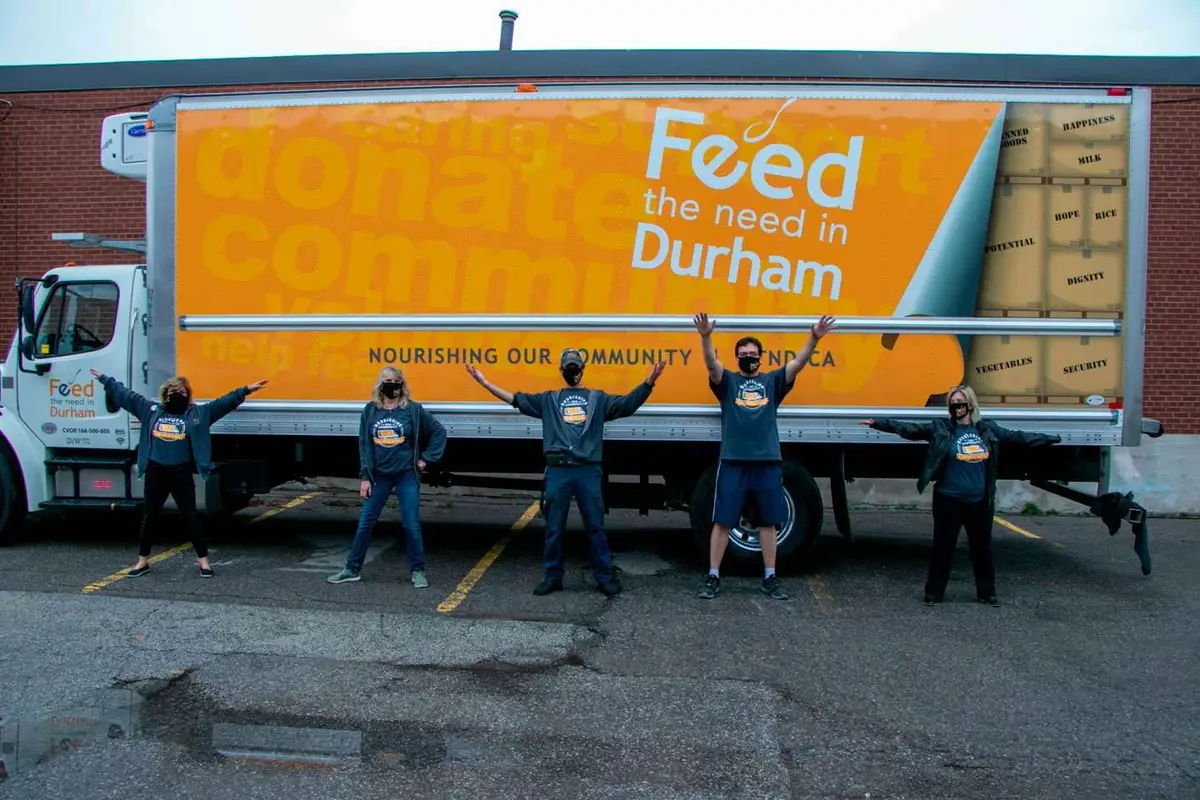 Feed The Need Durham vehicle wrap, photo 1