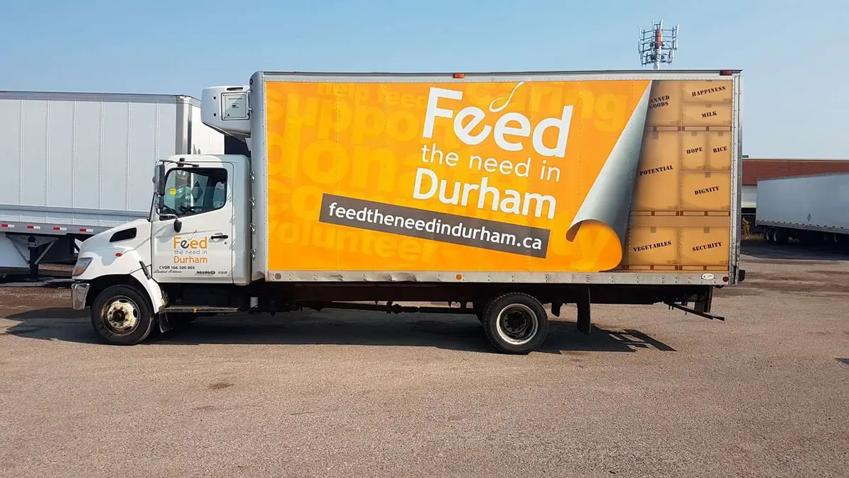 Feed The Need Durham vehicle wrap, photo 5
