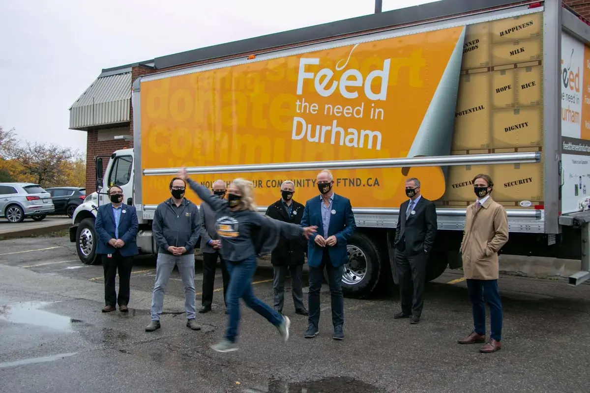Feed The Need Durham vehicle wrap, photo 9
