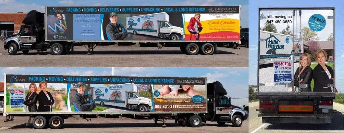 Hills Moving vehicle wrap, photo 1