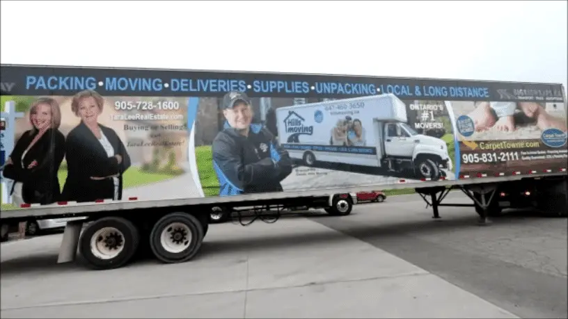 Hills Moving vehicle wrap, photo 2